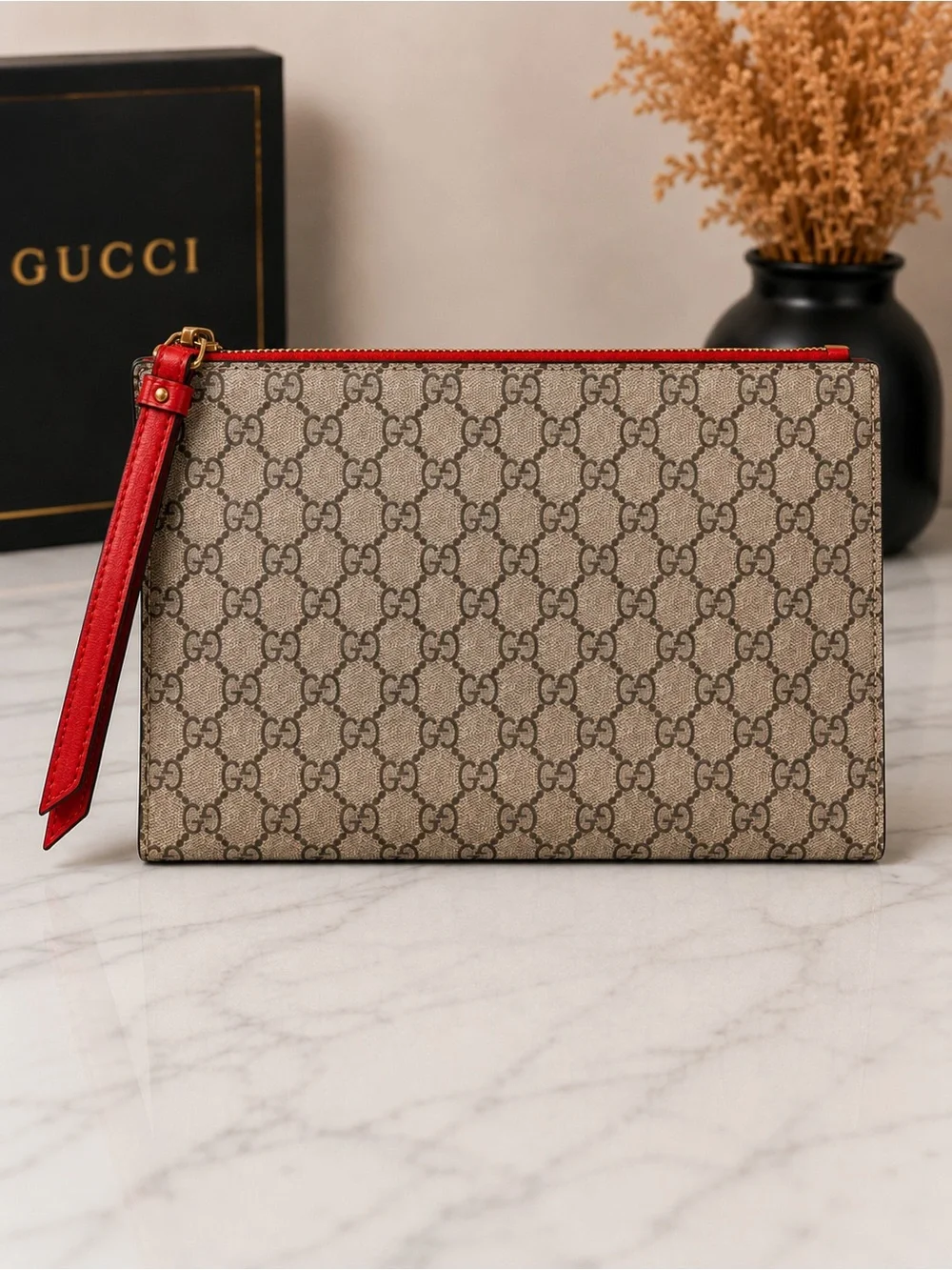 Gucci designer leather
